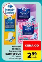 Wkładki, podpaski higieniczne