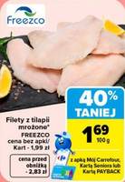 Filety z tilapii mrożone