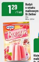 Budyń o smaku malinowym