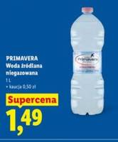 Woda źródlana niegazowana