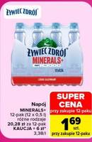 Napój Minerals+ różne rodzaje
