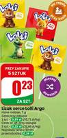 Lizak serce Lolli Argo