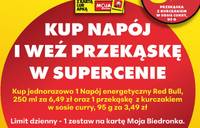 Zestaw napój energetyczny Red Bull 250ml + przekąska z kurczakiem w sosie curry 95g