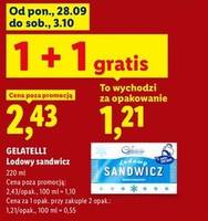 Lodowy sandwicz śmietankowy
