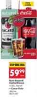 Zestaw rum Carta Blanca + napój gazowany cola