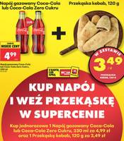 Zestaw napój gazowany 330ml + przekąska kebab 120g