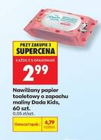 Nawilżany papier toaletowy o zapachu maliny
