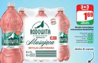 Woda musująca mineralna Rodowita