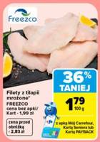 Filety z tilapii mrożone