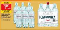 Woda mineralna niegazowana Sport