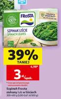 Szpinak siekany lub w liściach