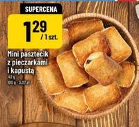 Mini pasztecik z pieczarkami i kapustą