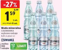 Woda mineralna wybrane rodzaje